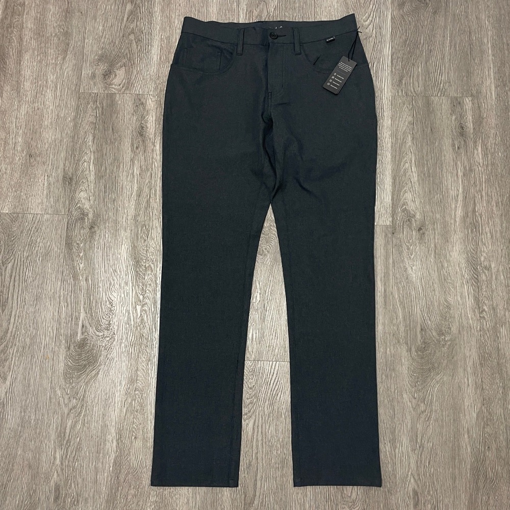 Travis Mathew Pants Mens 30 Black Open To Close Golf Tech Performance NWT